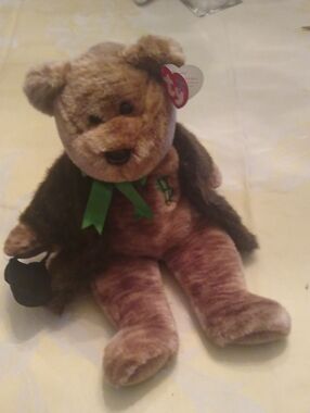 Ty Billionaire Bear w/ Fur Coat